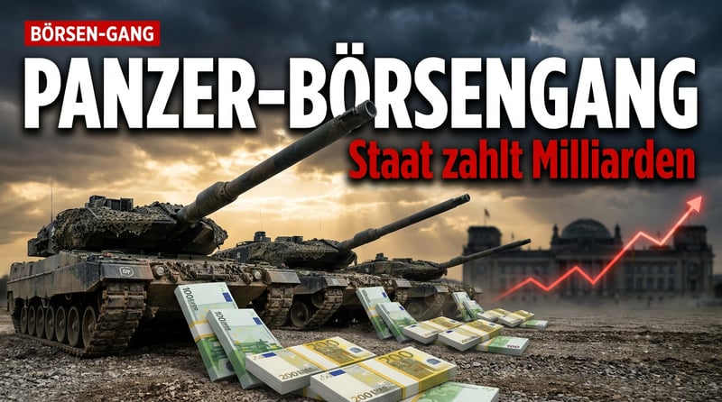 Panzerbauer KNDS strebt an die Börse – der Staat greift tief in die Tasche der Steuerzahler