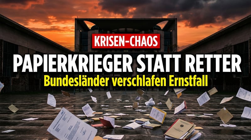 Papierkrieger statt Krisenmanager: Wie Deutschlands Bundesländer den Ernstfall verschlafen