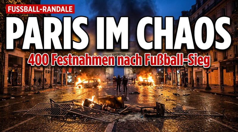 Paris in Flammen: Wenn ein Fußballsieg zum Vorwand für Chaos und Verwüstung wird