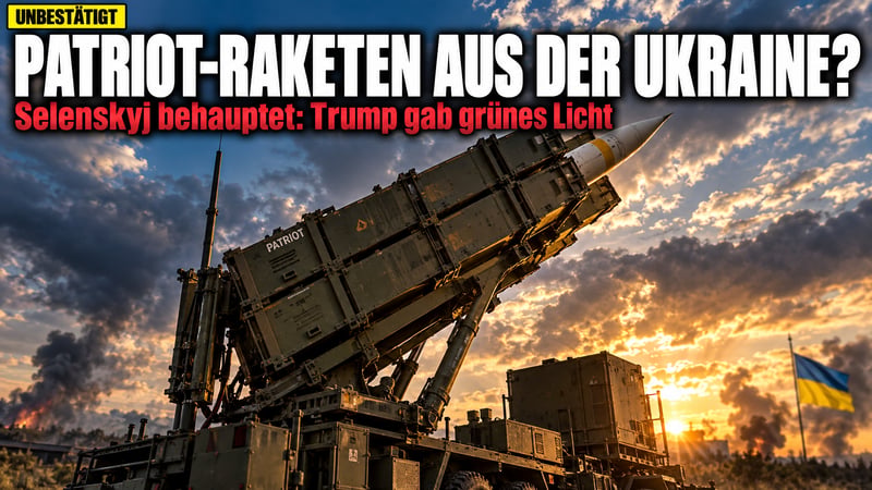 Patriot-Raketen „made in Ukraine“: Hat Trump wirklich Ja gesagt?