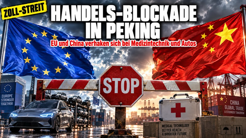 Patt in Peking: EU und China verhaken sich bei Medizintechnik und Autos