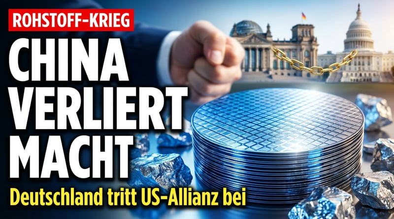 Pax Silica: Wie der Westen sich gegen Pekings Rohstoff-Würgegriff zur Wehr setzt – und Deutschland mitten drin