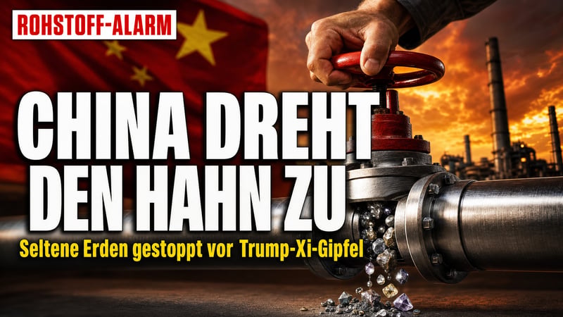 Peking dreht den Hahn zu: Rohstoff-Schock vor dem Trump-Xi-Gipfel