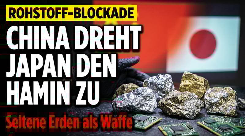 Peking dreht Japan den Hahn zu: Exportkontrollen für Seltene Erden und Dual-Use-Güter verschärfen Konflikt