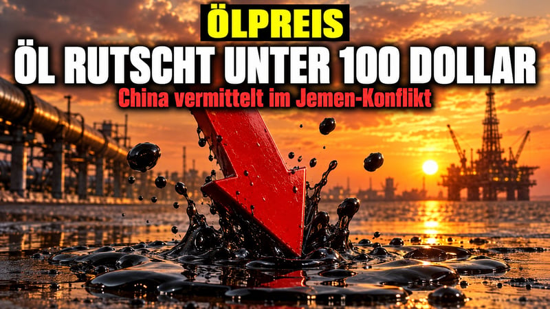 Peking greift ein: Öl rutscht unter 100 Dollar – kippt die Jemen-Krise?
