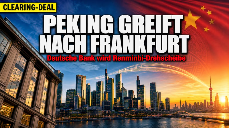 Peking greift nach Frankfurt: Deutsche Bank wird Renminbi-Drehscheibe