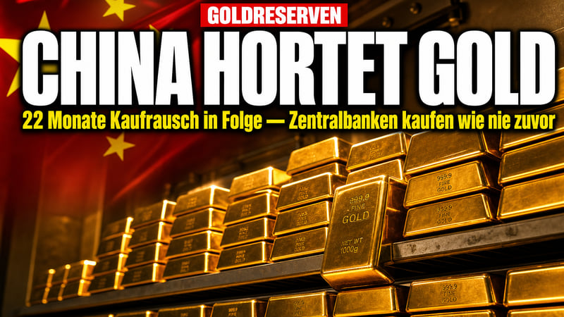 Peking hortet Gold: 22 Monate Kaufrausch — und kein Ende!