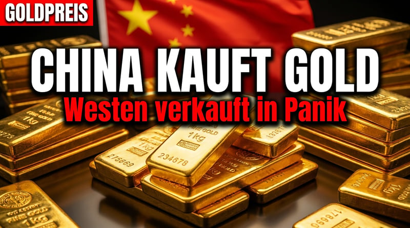 Peking hortet weiter Gold – während der Westen bei fallenden Kursen kalte Füße bekommt