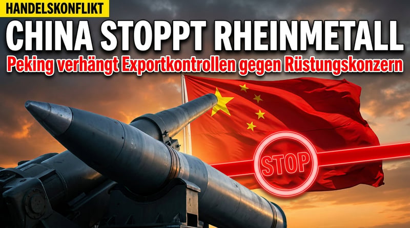 Peking schlägt zurück: China setzt Rheinmetall auf die schwarze Liste