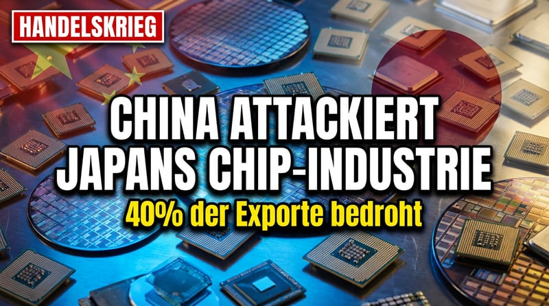 Peking verschärft Handelskrieg: Anti-Dumping-Ermittlungen gegen Japan treffen Halbleiterindustrie ins Mark