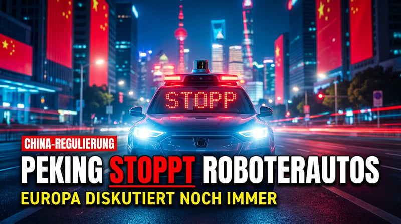 Peking zieht die Handbremse: China reguliert Roboterautos – und Europa diskutiert weiter über Lastenfahrräder