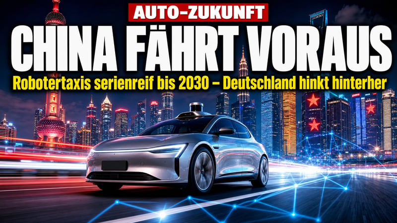 Pekings Fahrplan bis 2030: Roboterautos serienreif – und Deutschland?