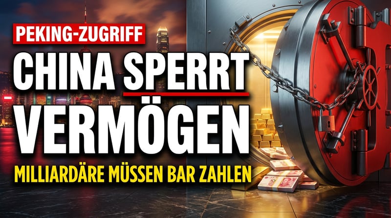 Pekings Griff in die Taschen der Reichen: Wie China mit gesperrten Konten Milliarden erpresst – und was das für Europa bedeutet
