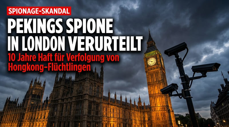Pekings langer Arm: Britisches Gericht bestraft Spione, die Hongkong-Flüchtlinge bis nach London verfolgten