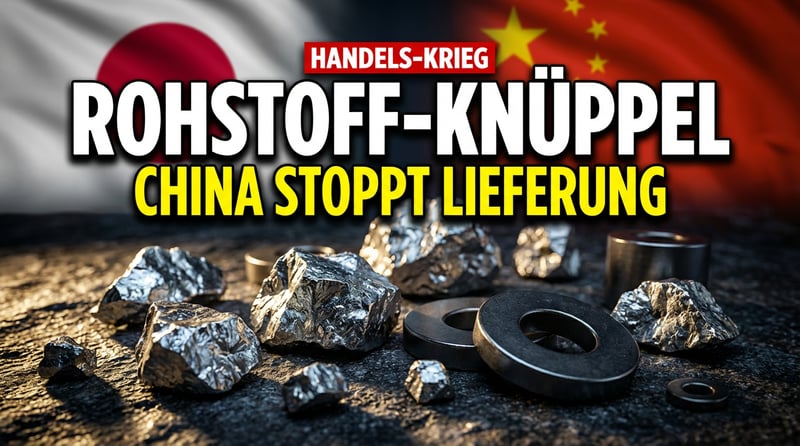 Pekings Rohstoff-Knüppel: China dreht Japan den Hahn für Seltene Erden zu