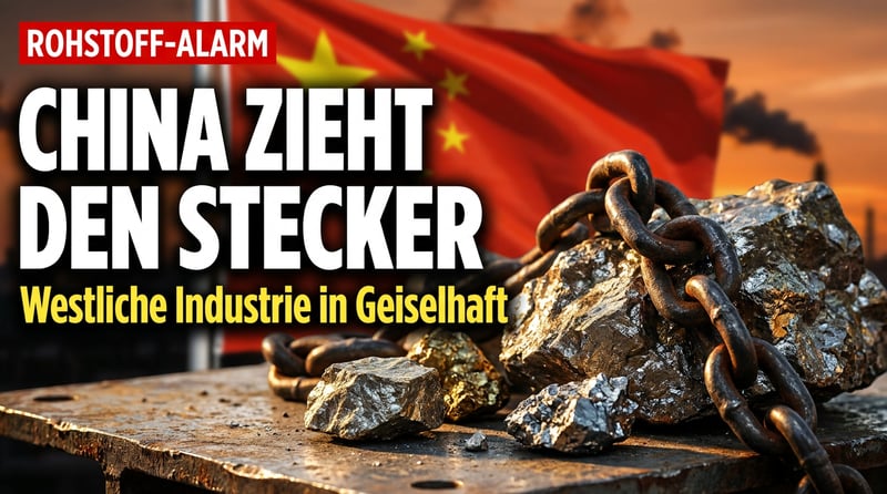 Pekings Rohstoff-Würgegriff: Wie China dem Westen den Stecker ziehen könnte