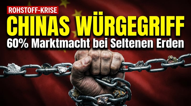 Pekings Rohstoff-Würgegriff zieht sich enger: China baut strategische Reserven aus