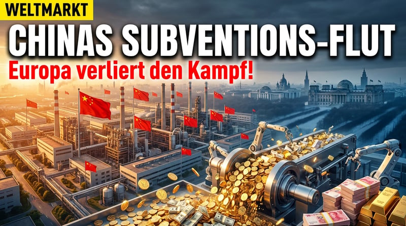 Pekings Subventions-Bazooka: Wie China den Weltmarkt mit Staatsgeld flutet – und Europa zusieht