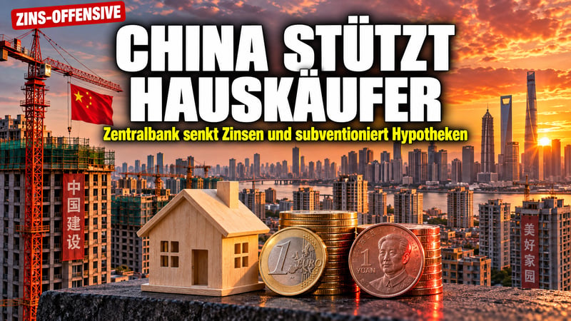 Pekings Zins-Offensive: China subventioniert jetzt sogar Hauskredite!