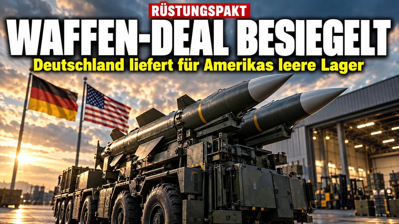 Pentagon-Deal besiegelt: Deutsche Waffen für Amerikas leere Lager