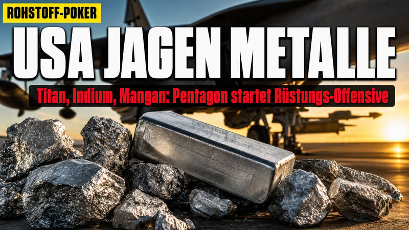 Pentagon sucht Metalle für Kampfjets – und Europa schaut zu