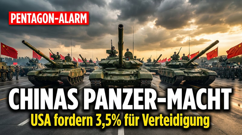 Pentagons Weckruf an Asien: Mehr Panzer statt Palaver – Chinas Aufrüstung versetzt den Westen in Alarmbereitschaft