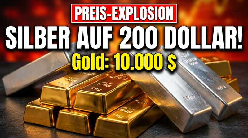 Peter Schiff schlägt Alarm: Silber auf 200 Dollar, Gold auf 10.000 – die Notenbank in der Schuldenfalle