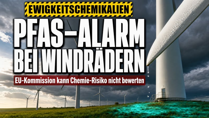 PFAS-Beben in Brüssel: EU-Kommission räumt Windrad-Problem ein!