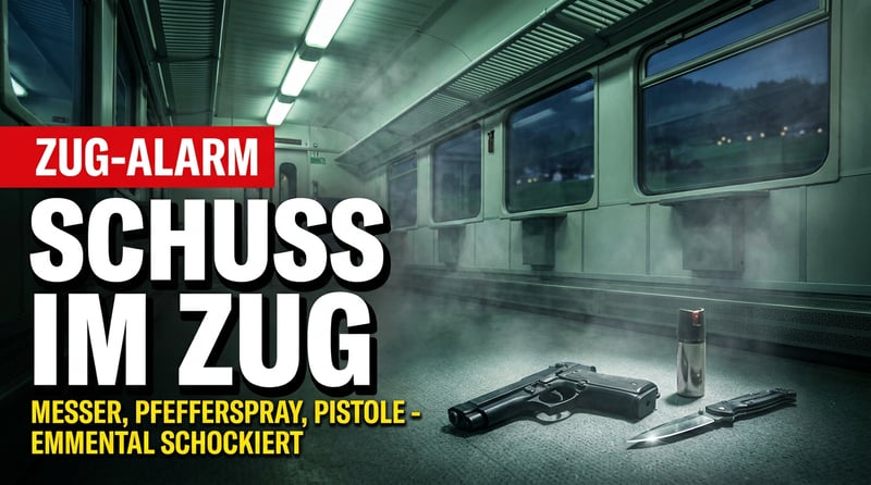 Pfefferspray, Messer, Pistolenschuss: Was ein Zwischenfall in einem Schweizer Regionalzug über Europas Sicherheitslage verrät