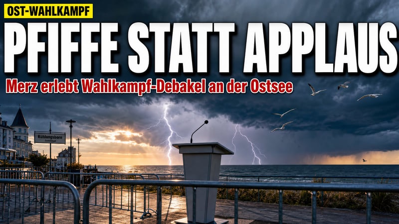 Pfiffe statt Applaus: Kanzler Merz erlebt Ostsee-Debakel