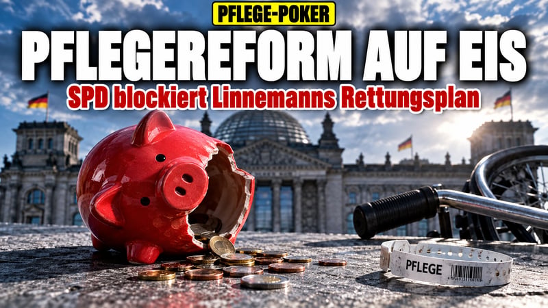 Pflege-Poker in der GroKo: SPD stoppt Linnemanns Rettungsplan!
