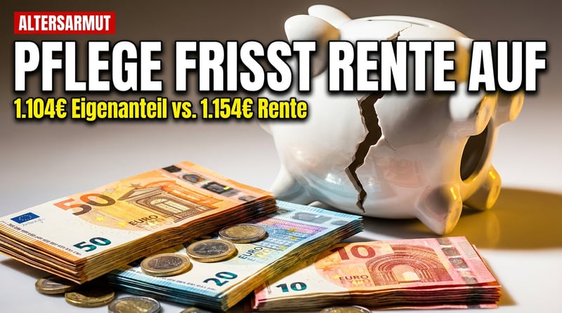 Pflegeheim-Eigenanteil frisst die Rente auf: Wenn ein Lebenswerk nicht mehr zum Sterben reicht