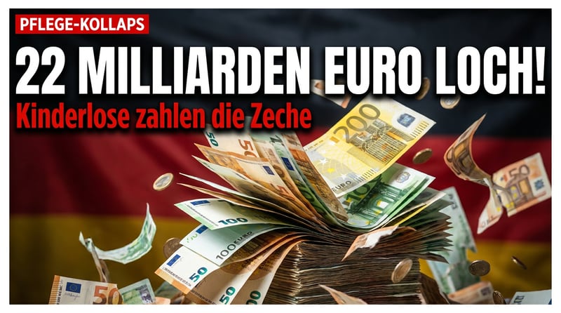 Pflegekasse am Abgrund: Warken schickt Kinderlose zur Kasse – während Milliarden im System versickern