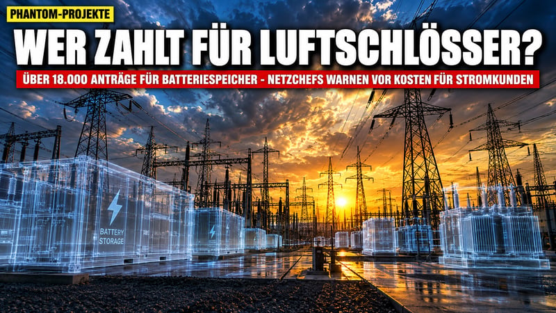 Phantom-Projekte im Stromnetz: Wer zahlt für Anlagen, die nie kommen?