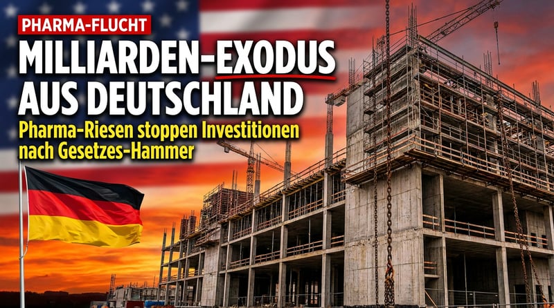 Pharma-Exodus: Wie Berlin mit einem Federstrich Milliarden aus dem Land treibt