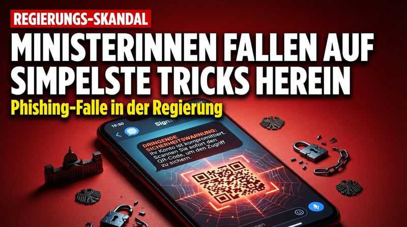 Phishing-Falle für Ministerinnen: Wenn die Regierung an simpelsten Tricks scheitert