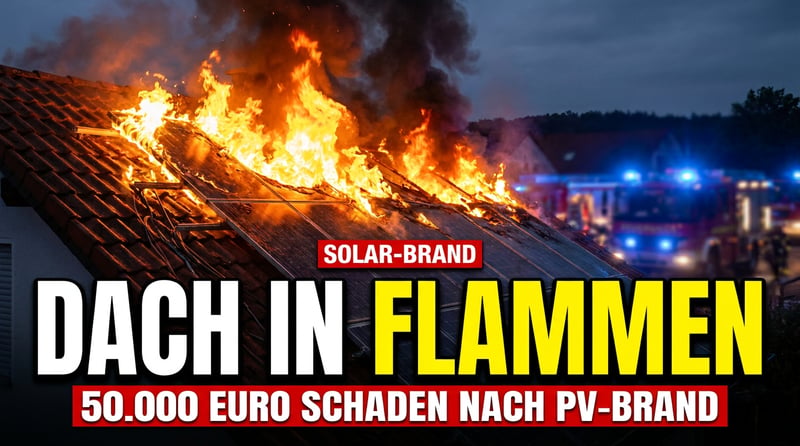 Photovoltaik-Brand in Lachendorf: Wenn die grüne Heilslehre plötzlich auf dem Dach lodert