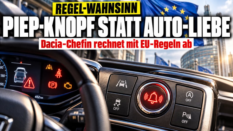 Piep-Terror im Auto: Dacia-Chefin rechnet mit Brüssel ab