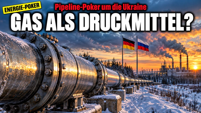 Pipeline-Poker um die Ukraine: Wird Deutschland zum Faustpfand?