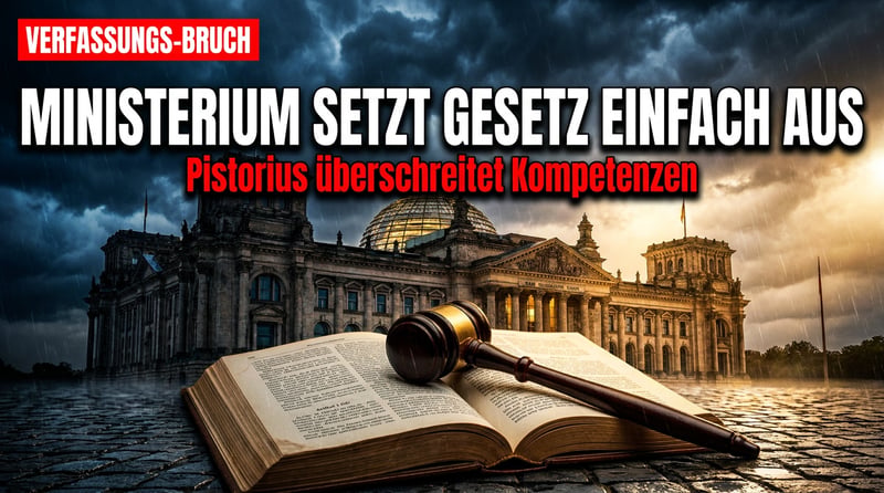 Pistorius im Recht-vorbei-Modus: Wenn ein Minister das Verfassungsgericht spielt