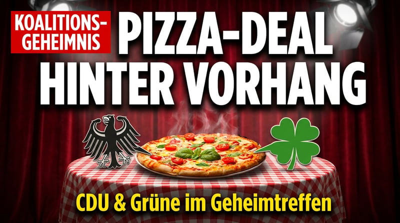 Pizza-Connection 2.0: Wie sich CDU und Grüne heimlich für die nächste Koalition warmlaufen