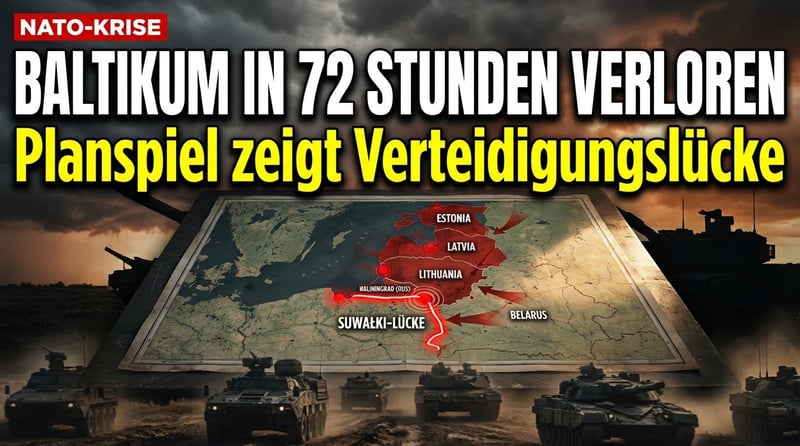 Planspiel offenbart erschreckende NATO-Schwäche: Russland könnte das Baltikum in 72 Stunden überrennen