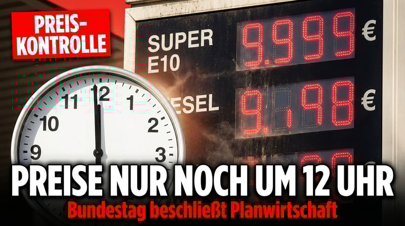 Planwirtschaft an der Zapfsäule: Bundestag reguliert Spritpreise mit Grünen-Segen