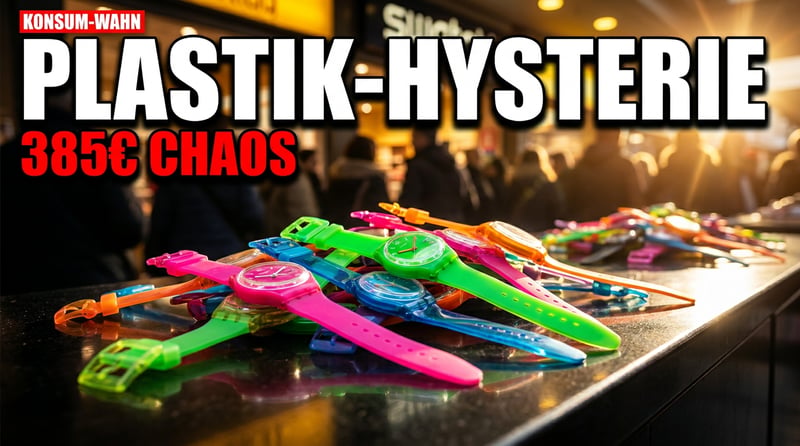 Plastikuhren-Wahn: Wenn eine Gesellschaft für 385 Euro die Fassung verliert