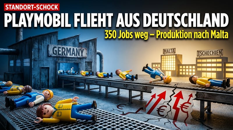 Playmobil verlässt Deutschland: Wenn selbst die lächelnden Plastikhelden vor dem Standort kapitulieren