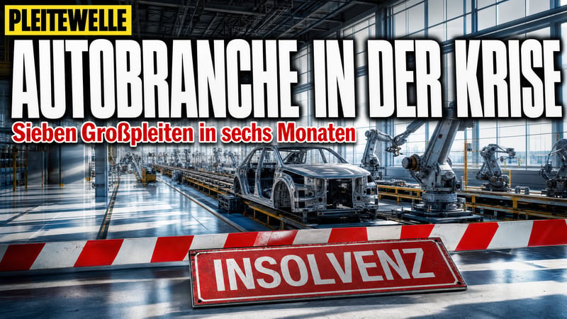 Pleitewelle rollt: Autobranche wird zum Sorgenkind Nummer eins