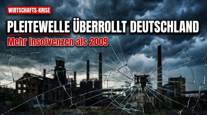 Pleitewelle überrollt Deutschland: Mehr Insolvenzen als während der Finanzkrise
