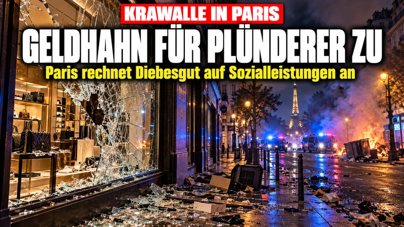 Plündern auf Staatskosten? Paris dreht Randalierern den Geldhahn zu