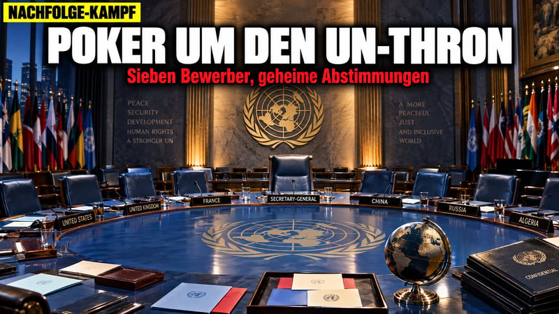 Poker um den UN-Chefsessel: Wer beerbt AntĂłnio Guterres?