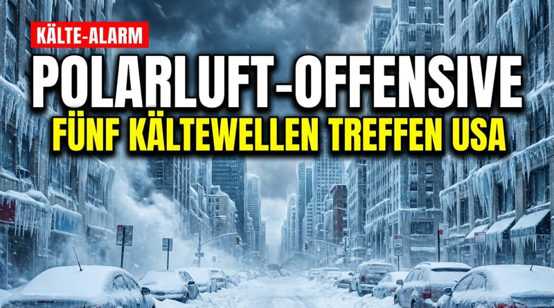 Polarluft-Offensive: Bis zu fünf Kältewellen bedrohen die US-Ostküste